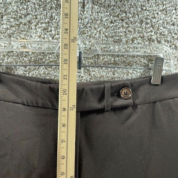 Talbots Pants Womens 6 Brown Signature Boot Trousers Polyester Preppy Career - Picture 4 of 11